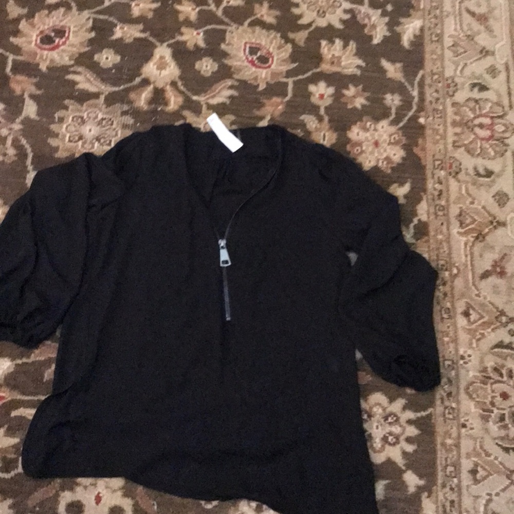 Rayon blouse, peasant ONE SIZE